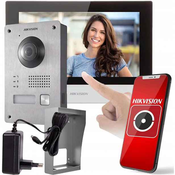 Hikvision DS-KIS703Y-P 2-vodičová digitální sada Ip videodomofonu