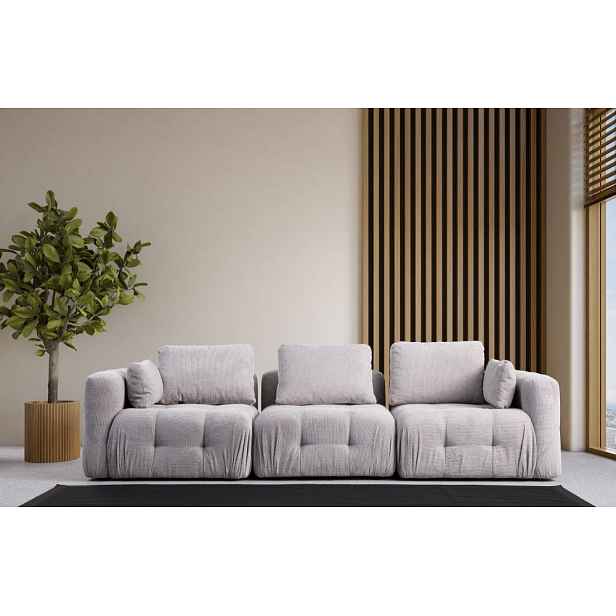 Trojmístná pohovka Amaris 3 Seater - Light Grey