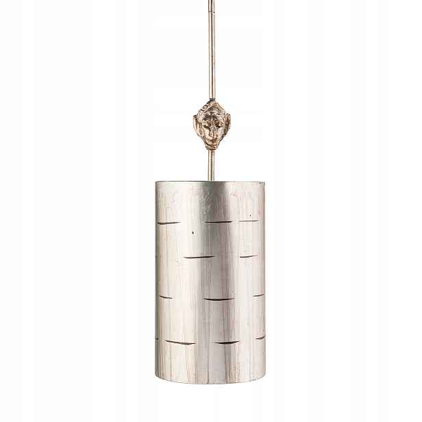 Závěsná lampa Flambeau Fragment stříbrná chromovaná 1xE27 100W