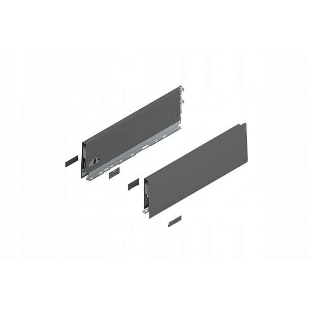Blum 470K4002S Bok Merivobox, výška K (129 mm) 400 mm, antracit mat