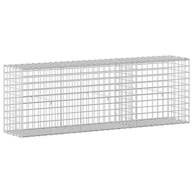 vidaXL Gabion s drátem 5 mm a síťkou 5x5 cm 150x30x50 cm