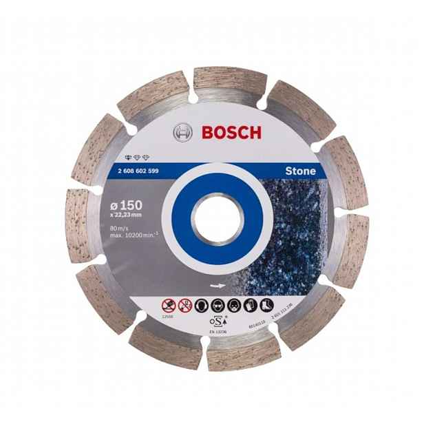 Bosch - Diamantový řezný kotouč na kámen 150x22,23 mm 2608602599