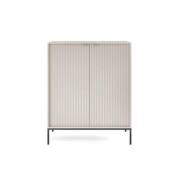 Piaski Komoda Nova 104 cm kašmír/černá