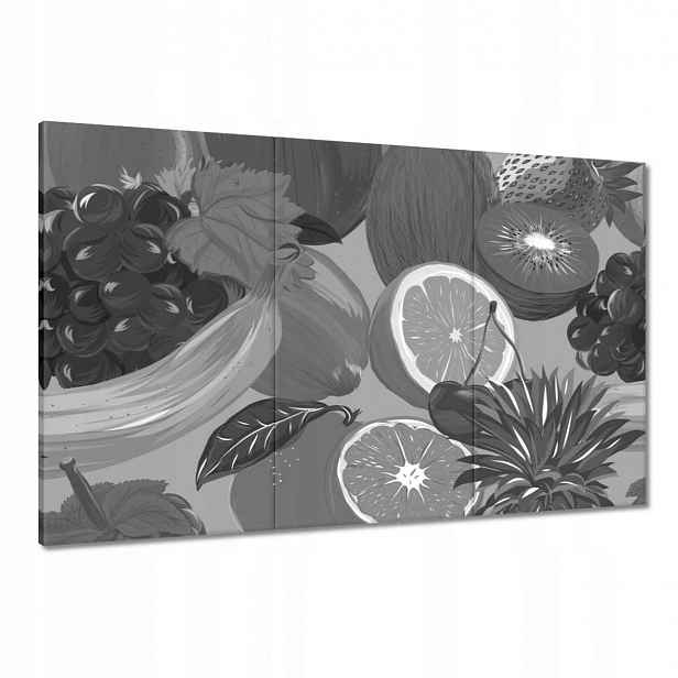 Obrazy 120x80 Citrusově šedá Ovoce