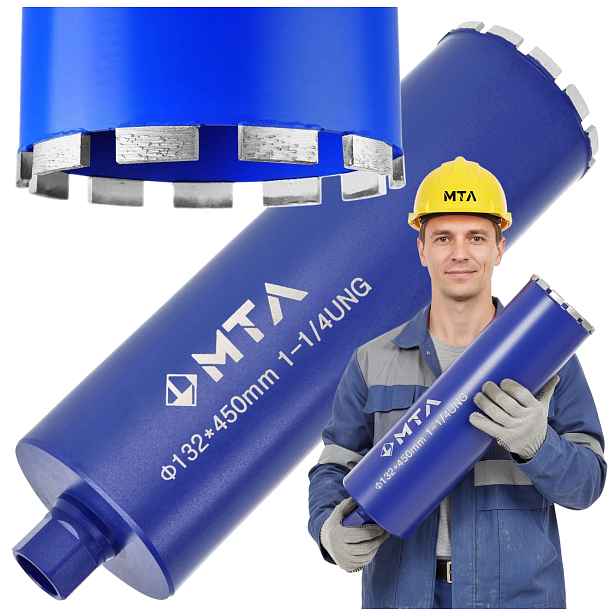 Diamantová Korunka Vrták Do Betonu Vrtačky Korunkový Vrták 132 MM Hq