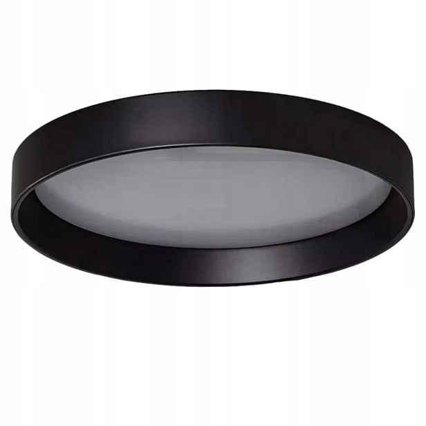 Led stropní svítidlo Stropní svítidlo do obývacího pokoje, ložnice, černé kulatý 55 cm, Abruzzo