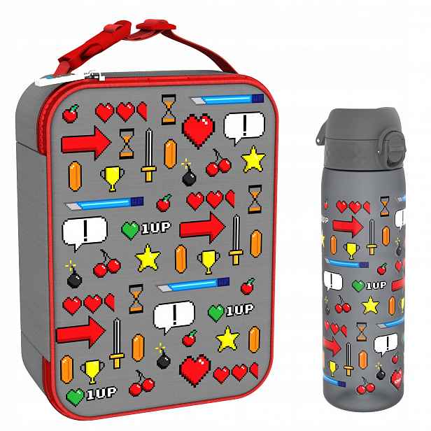 Lunch Bag Láhev Na Pití 0,5 L Termotaška Na Snídani Velká Snídaňová Taška ION8