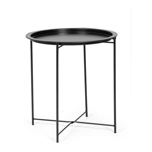 Kovový kulatý odkládací stolek ø 47 cm Hilmar – Yes Everyday