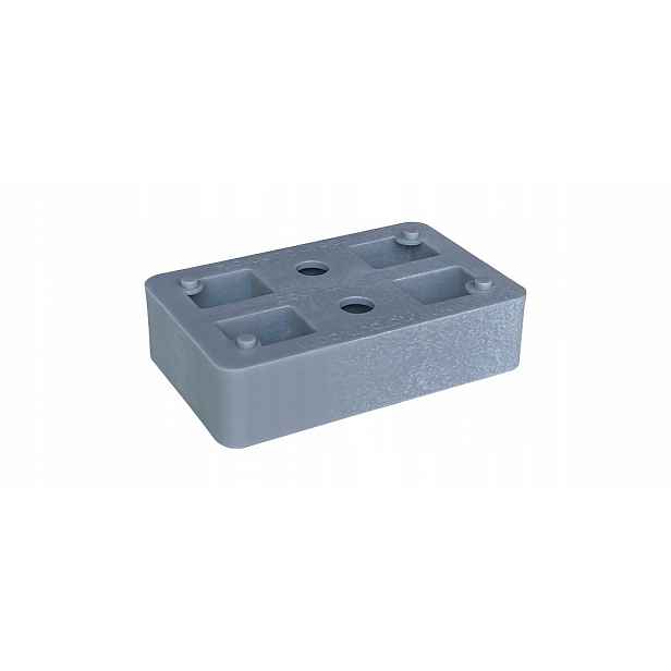 Distanční podložky 80x50 gr. 20 mm plastové distanční podložky do 2 tun 100 ks