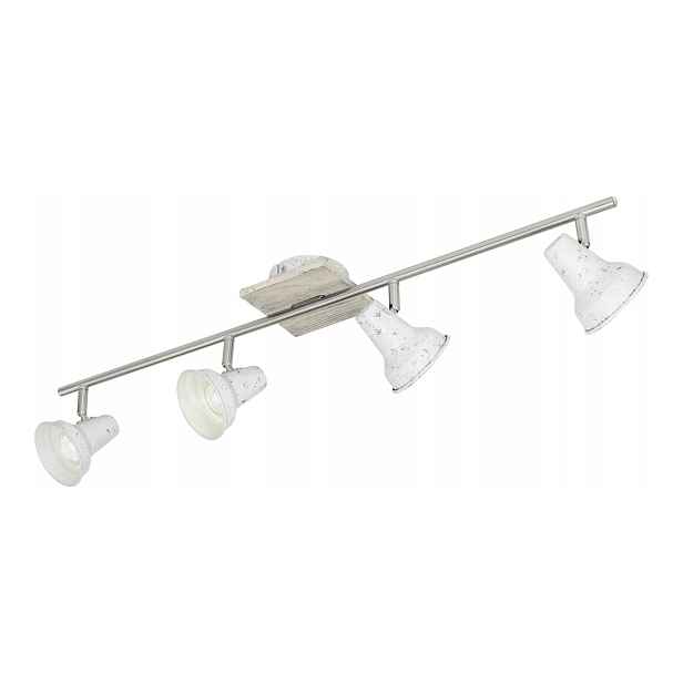 Eglo Stropní Svítidlo Filipina 4 reflektory s regulací GU10 Led 3000 K Bílá