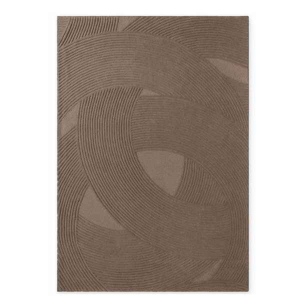 Hnědý vlněný koberec 120x170 cm Kensington Victoria – Ted Baker
