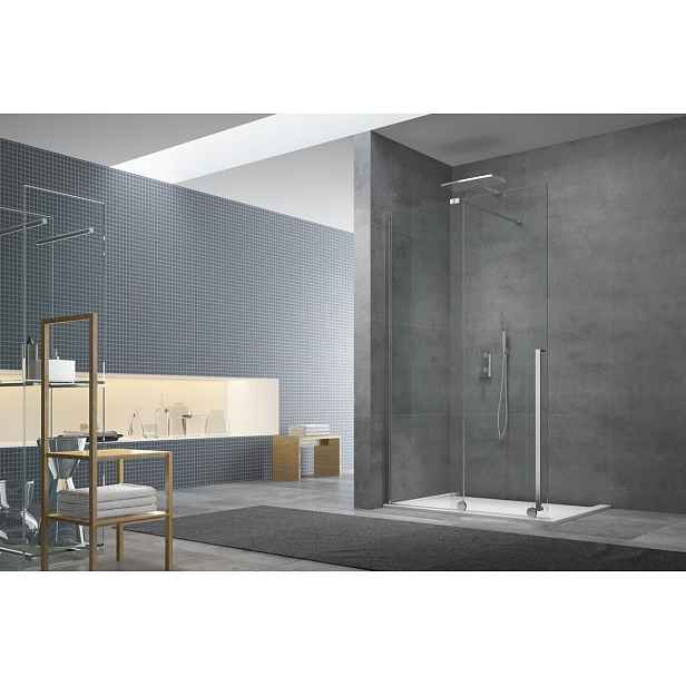 Sprchová zástěna walk-in Walk-In / Dveře 110 cm Swiss Aqua Technologies Walk-in Xmotion SATBWIXM110