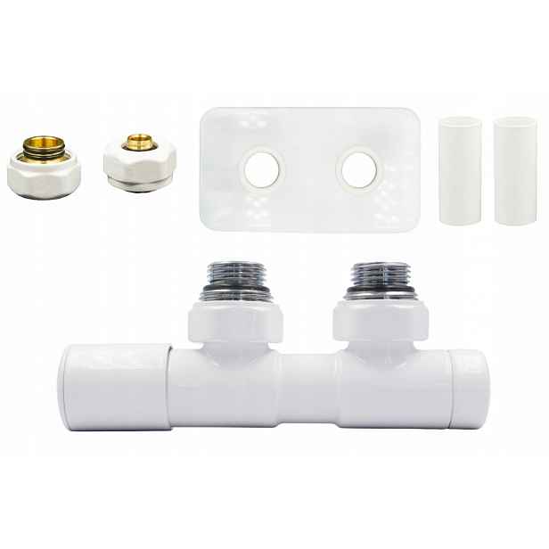 Ventil reg 50 mm Twins bílý levý Pex AiO r.pros