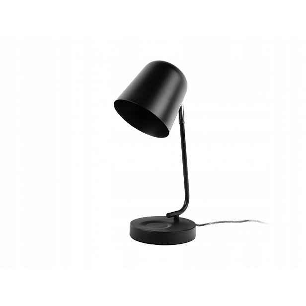 Kovová stolní lampa Encantar, výška 38,5 cm, černá