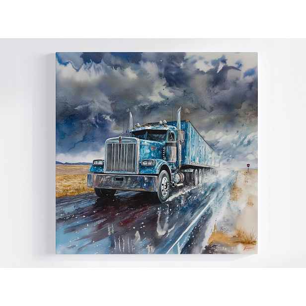 Obraz Na Plátně Canvas Americký Truck Kenworth Kamion Cesta Usa 50x50