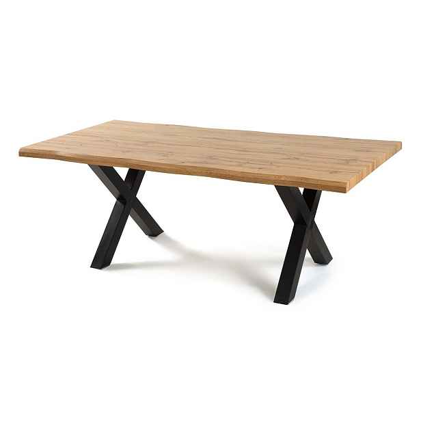 Jídelní stůl TIMBER CROSS 140, přírodní dub