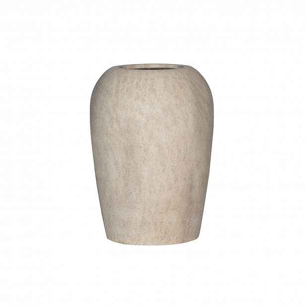 Květináč Lena, béžový travertin, více velkostí - Pottery Pots Velikost: S - ⌀ 40, v. 48 cm