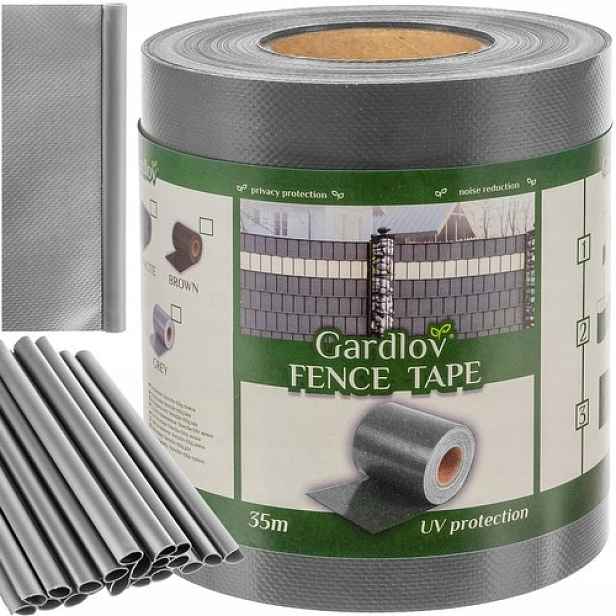 Stínící panelové pásy 19 cm x 35 m 630 g/m2 šedá 23704