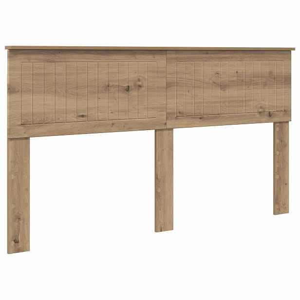 vidaXL Čelo postele Artisanový dub Kompozitní dřevo