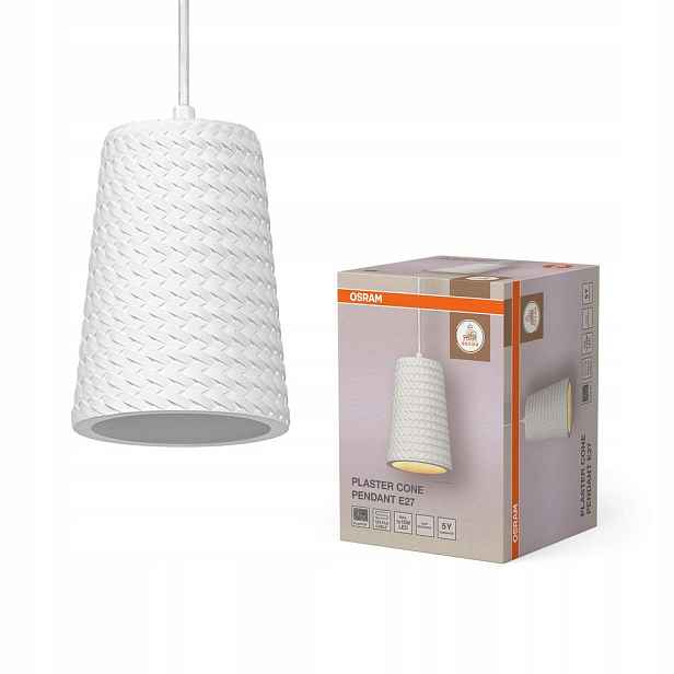 Závěsná stropní lampa E27 Dekorativní bílá Decor Osram