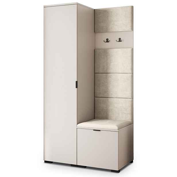 MASSENO MODERNÍ PŘEDSÍŇOVÁ SKŘÍŇ LORI, 95/181/51 cm, kašmírová