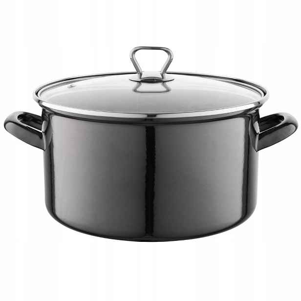 Hrnec Tradiční Smaltovaný Vysoký Metalico Všechny Sporáky 24 cm 5,6 L