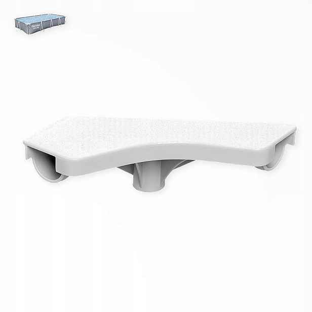 Rohové sedátko bazénu Bestway 561FT Steel Pro obdélníkové bez čerpadla nové