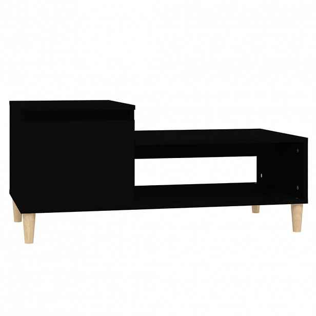 vidaXL Konferenční stolek černý 100x50x45 cm kompozitní dřevo