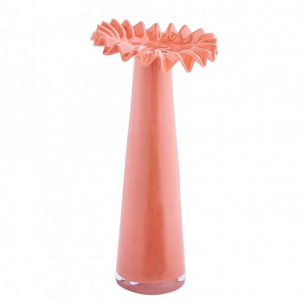 Butlers ANEMONE Váza 26 cm - oranžová