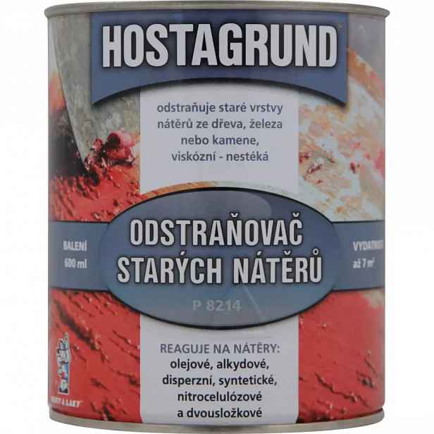 Hostagrund odstraňovač starých nátěrů 0,6l