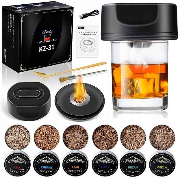 Sada Na Uzení Whisky Smoker Elektrický Dárek Pro Tatínka Kompaktní