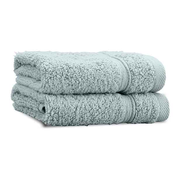Šedozelené froté bavlněné ručníky v sadě 2 ks 30x30 cm Zero Twist – Catherine Lansfield