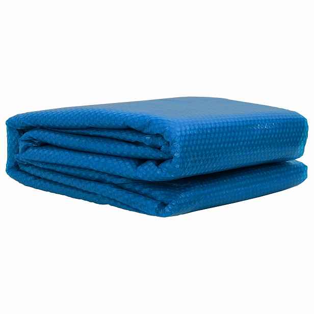 vidaXL Solární kryt na bazén 1000 x 500 cm 110 μm Čtvercový PE Modrá