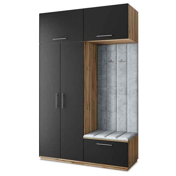 MASSENO MODERNÍ PŘEDSÍŇOVÁ SKŘÍŇ REMA, 150/240/60 cm, dub Wotan