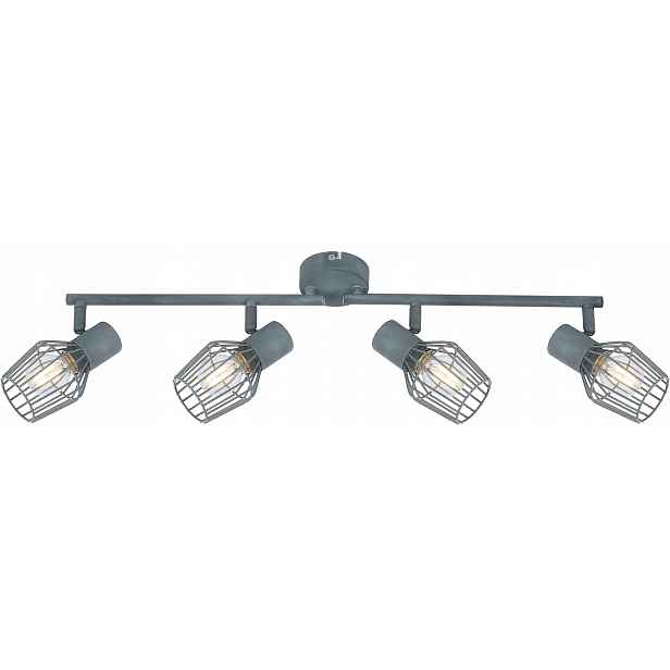 Stropní lišta šedá 4XE14 40W Viking Candellux