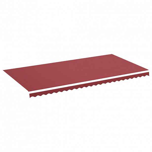 vidaXL Náhradní plachta na markýzu vínově červená 600 x 300 cm polyesterová