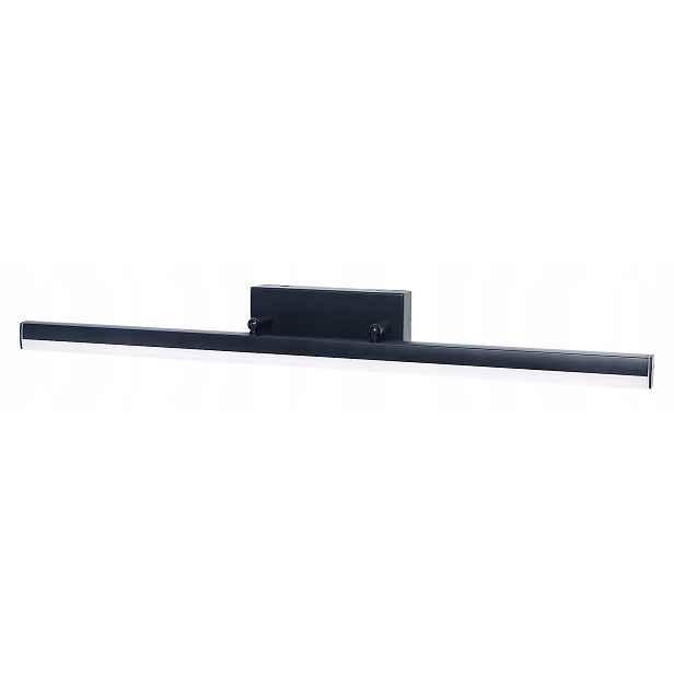 Led koupelnové nástěnné svítidlo nad zrcadlo černé 63 cm 4000K IP44 Rabalux