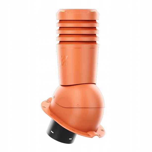 Větrací komín Ecoline pro plechovou střešní krytinu, profil M, 150 mm, cihlový