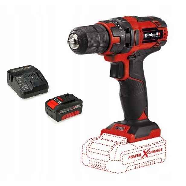 Einhell Aku Vrtačka Tc-cd 18/35 Li Sada Akumulátor 4,0AH Pxc 18V