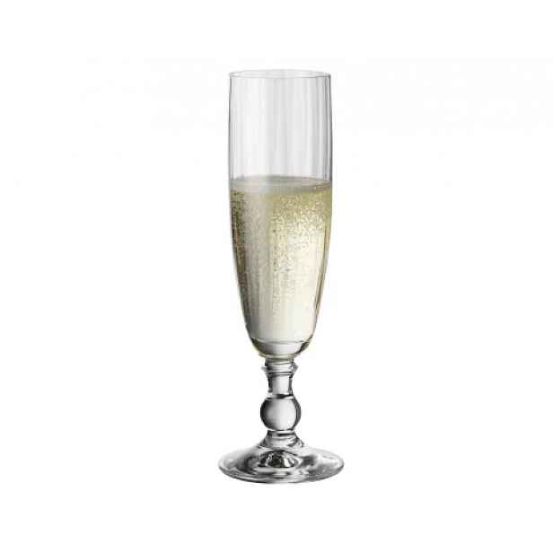 Sklenice na sekt Georgia 230 ml, s optikou