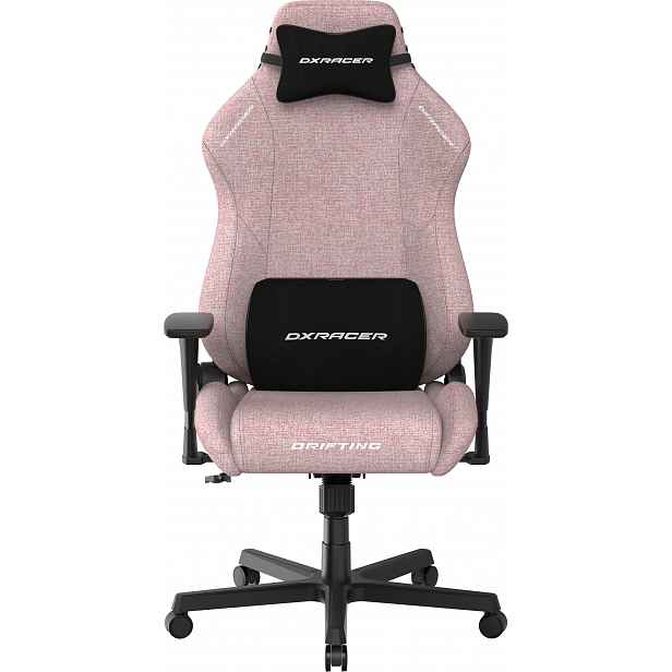 Herní židle DXRacer DRIFTING růžová, látková