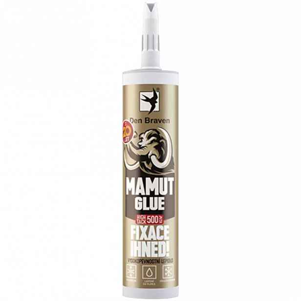 Lepidlo Den Braven Mamut Glue High Tack 290 ml bílé