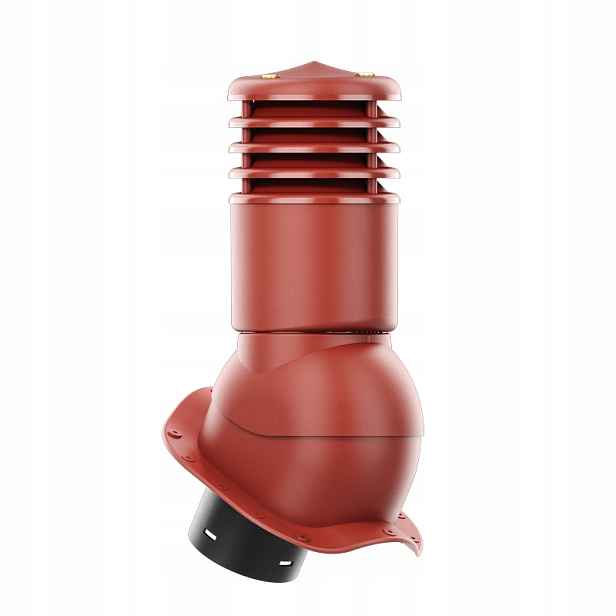 Větrací komín Smartline profil W 150 mm, zateplený, červený