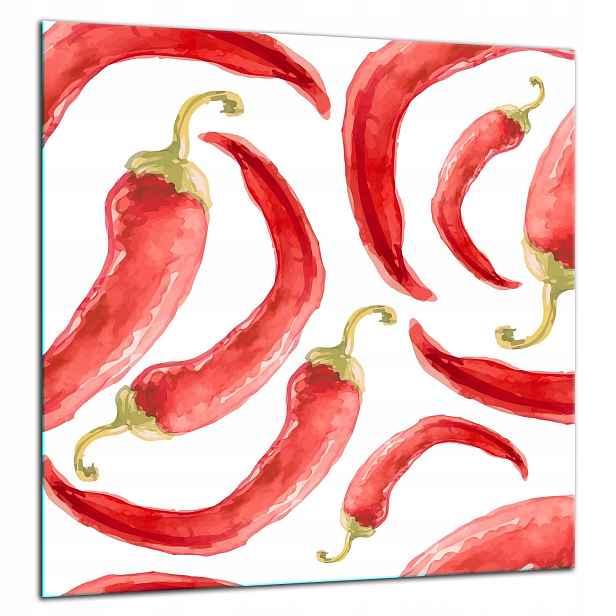 Skleněná Ochranná Deska Panel Lepidlo 60x65 Paprika