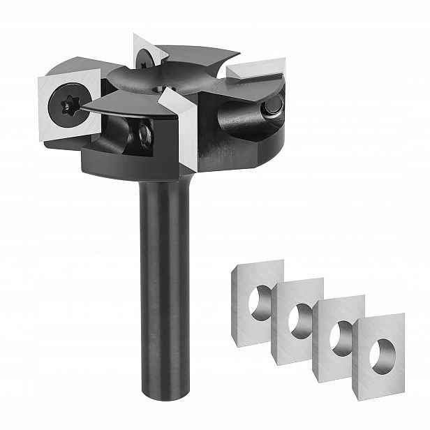 Čelní frézy s stopkou 8 mm a průměrem 40 mm pro routery