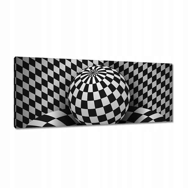 Obrazy 100x40 Abstrackja černobílá