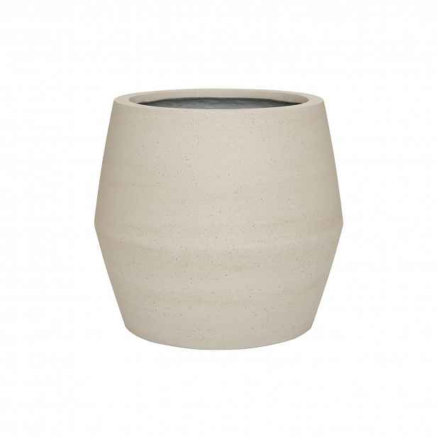 Květináč Harley, jemná béžová, více velkostí - Pottery Pots Velikost: L - ⌀ 53, v. 48 cm