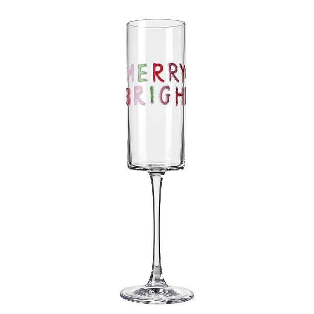 MERRY & BRIGHT Sklenice na sekt