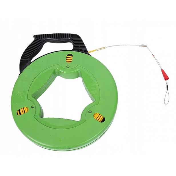 Pilot Linka pro protahování kabelů Vlákno Ø 4 mm 20 m v kazetě