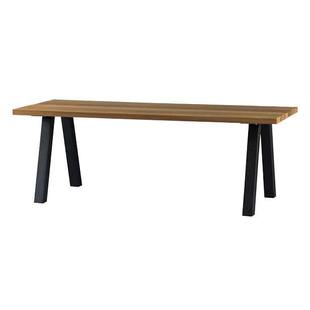 Zahradní jídelní stůl z masivního dřeva 81x210 cm Tablo – WOOOD